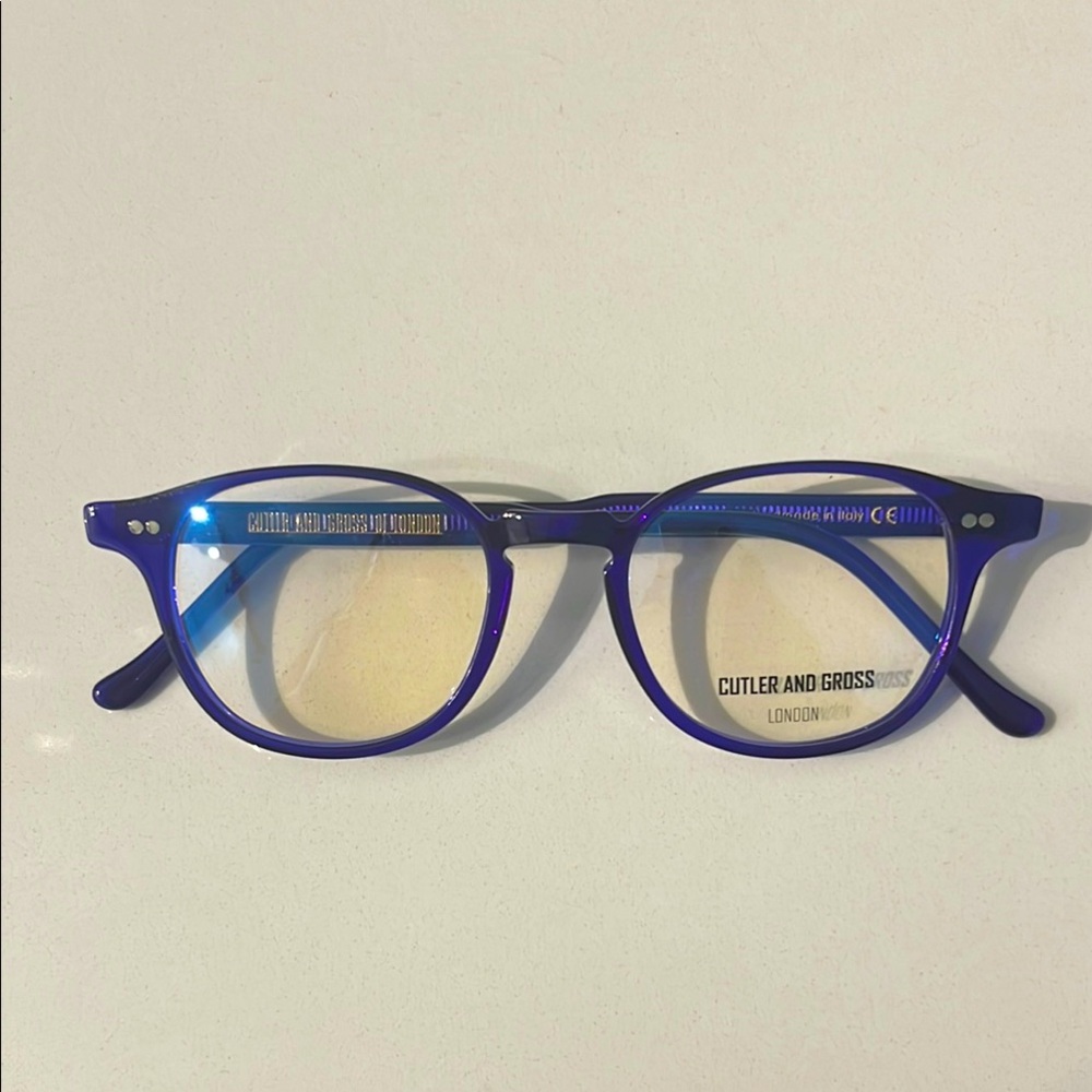 Cutler and Gross London Eyeglasses - Ultraviolet